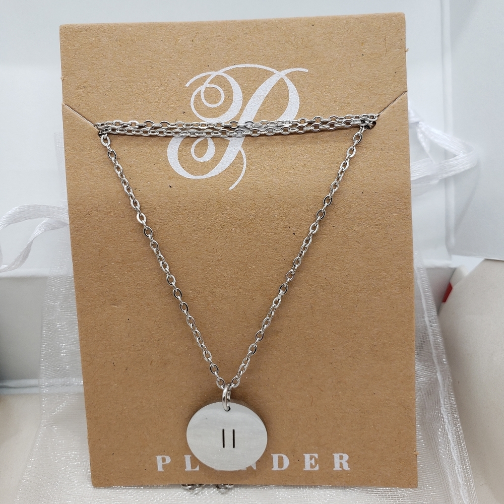 Plunder Practice Pause Silver Necklace